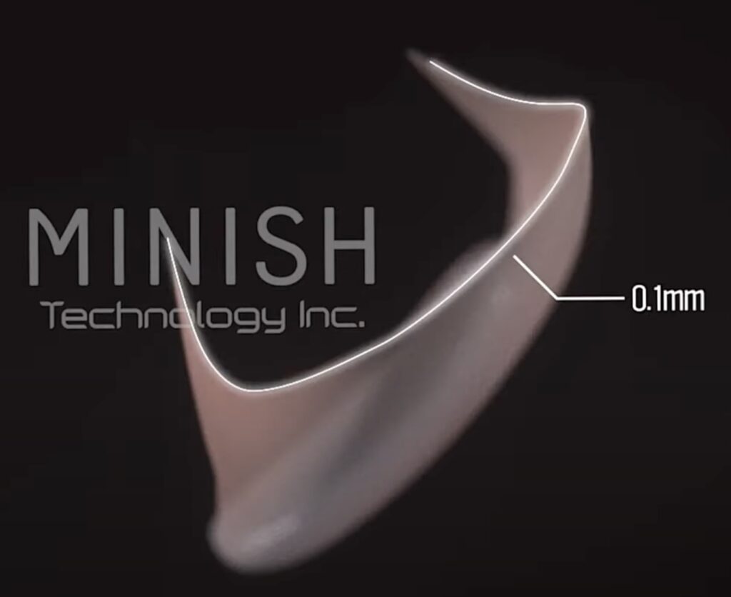 Minish .01mm veneer