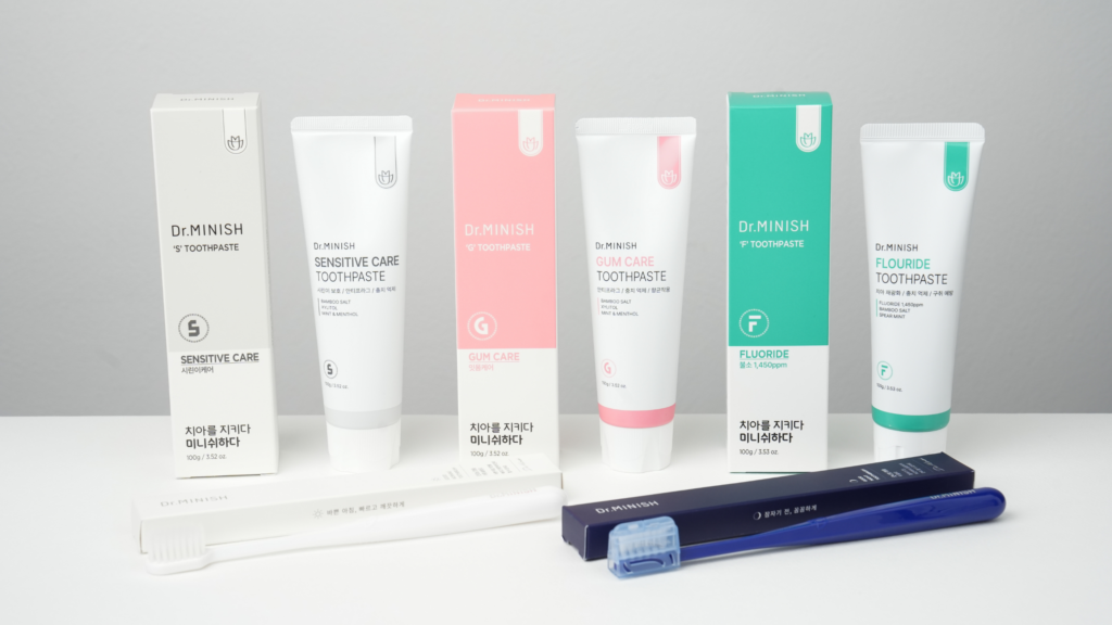 Dr. MINISH dental products, including biomimetic veneers and advanced bonding systems for minimally invasive restorative dentistry.