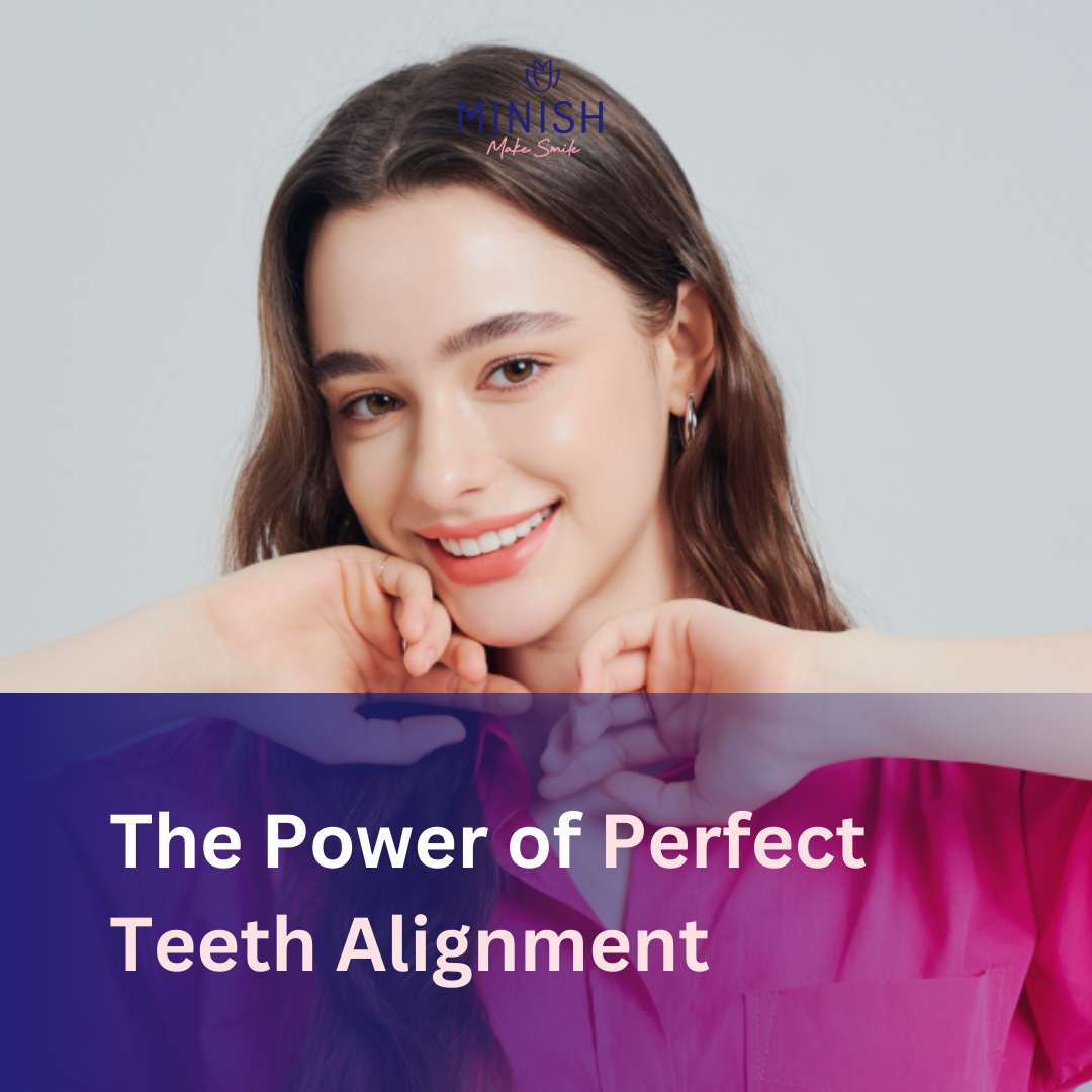 Dasha Taran smiling, showcasing perfect teeth alignment